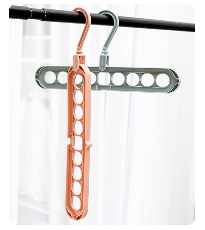 9-in-1 Space Saver! – Rotating Windproof Clothes Organizer (2pcs)